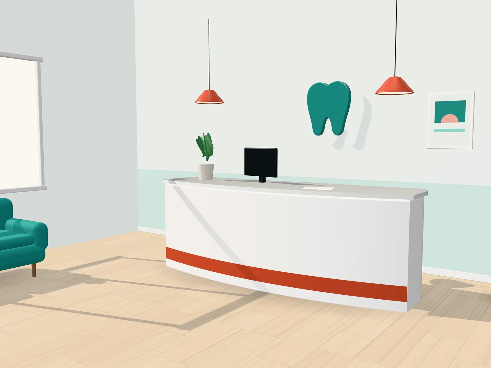 Reception & waiting area