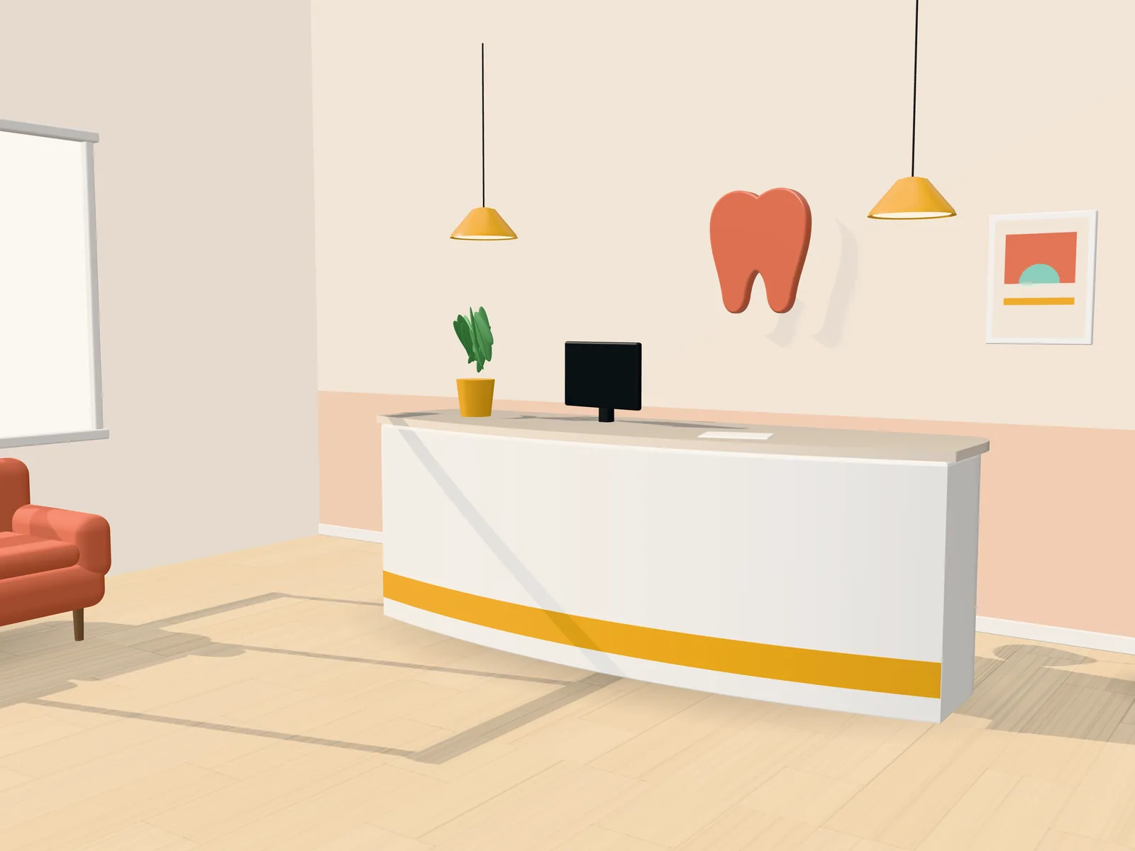 Reception & waiting area